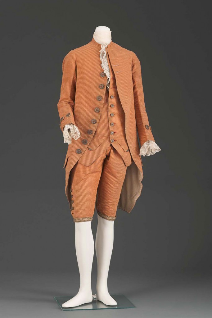 Orange Men's Coat 18th Century