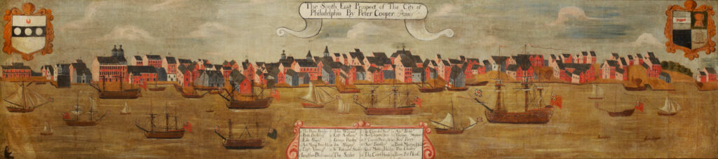 Port of Philadelphia Early 1700s by Peter Cooper