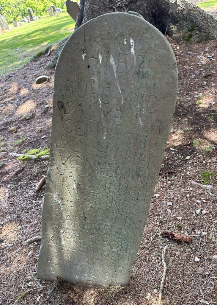 Salome Hagenbuch gravestone