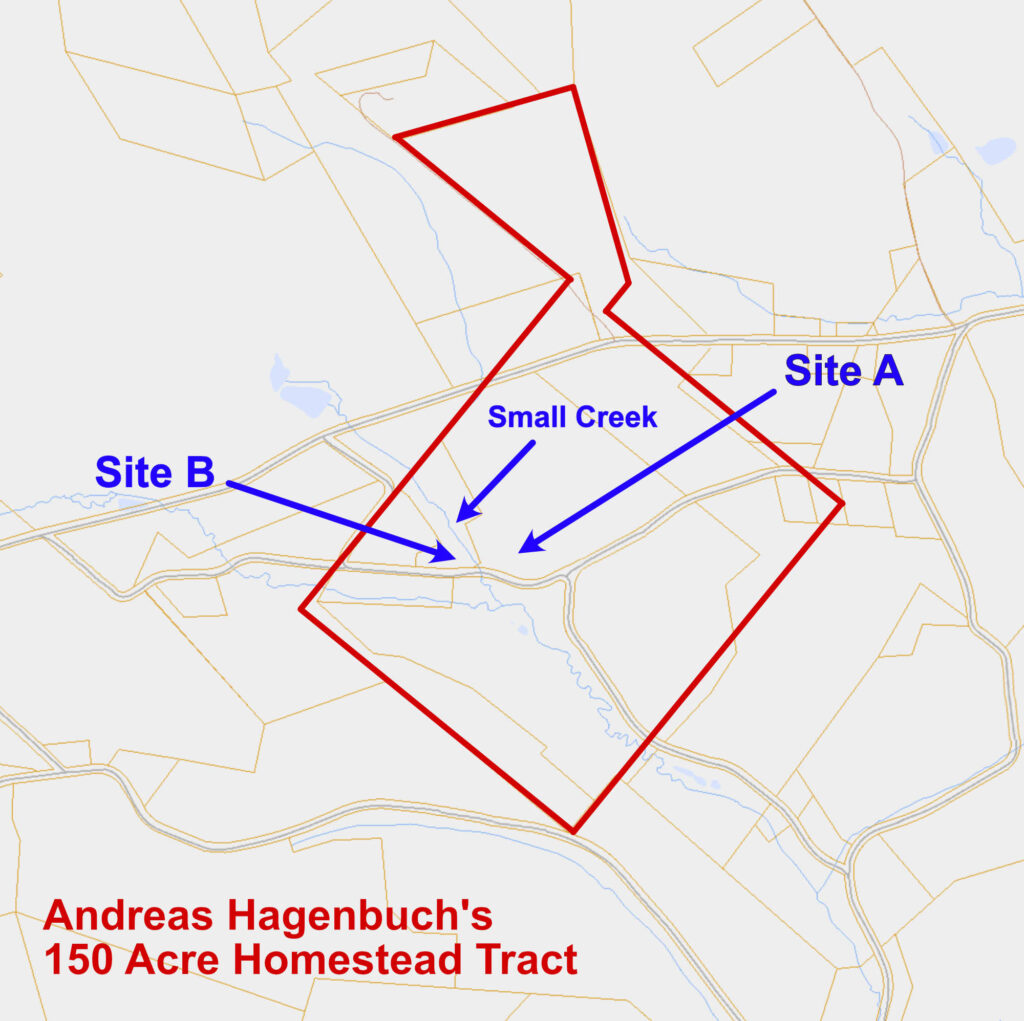Andreas Hagenbuch Homestead House Sites