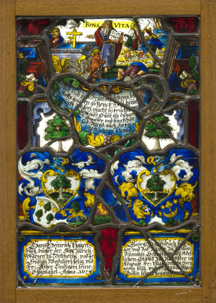 Hagenbuch Stained Glass Window 1674