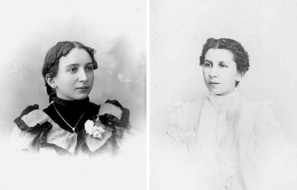 Louise and Ellen Hagenbuch 1900