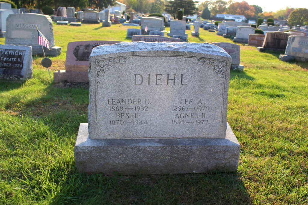 Anges (Hagenbuch) Diehl gravestone