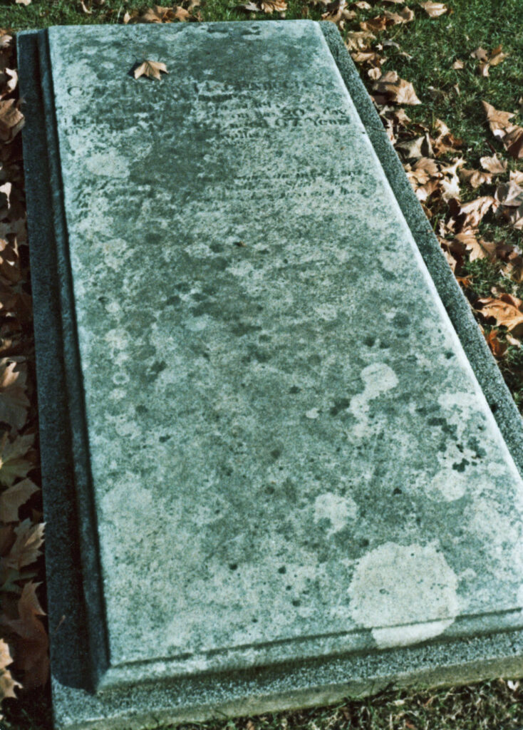 Henry Hagenbuch Gravestone 1737