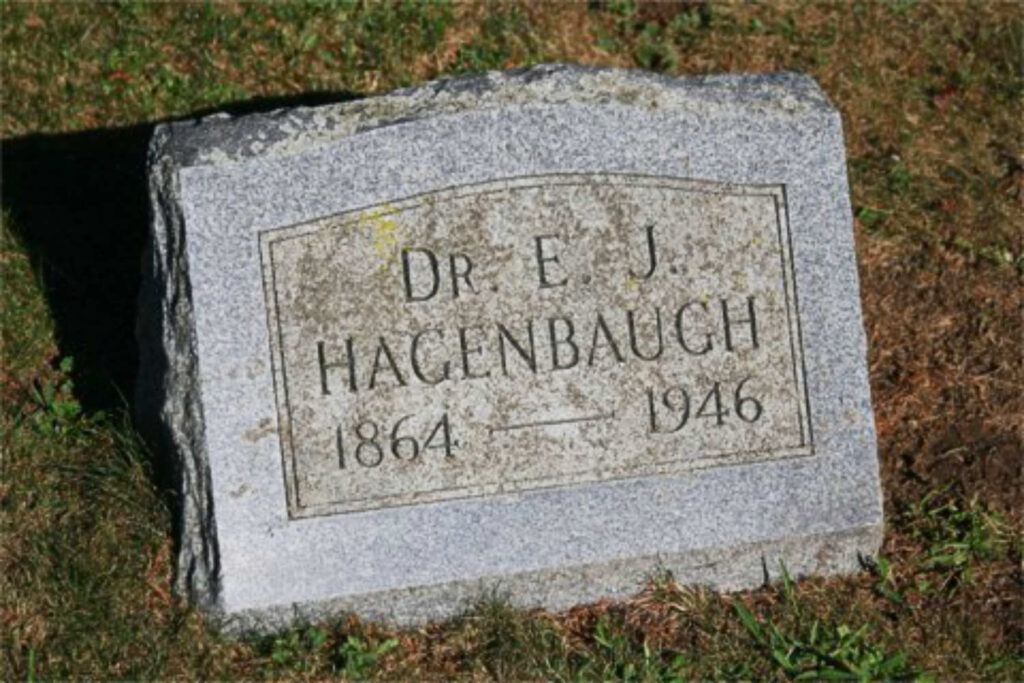 Elmer J. Hagenbaugh Gravestone