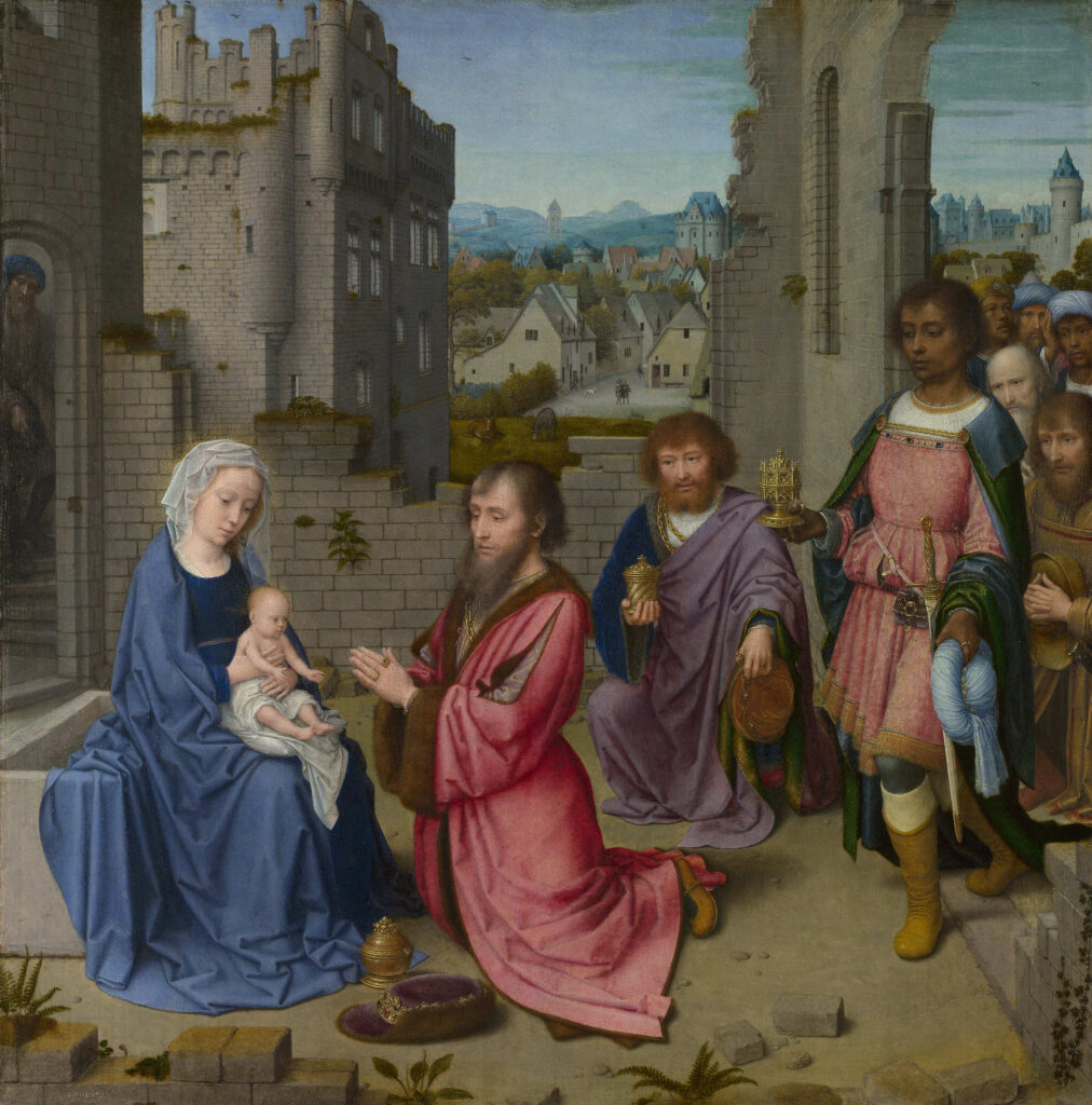 Adoration Kings Gerard David 1515