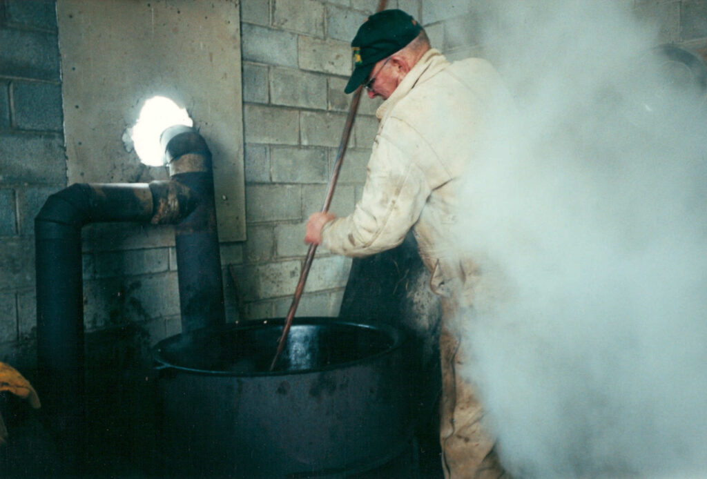 Stir Kettle, Hog Butchering, Lamar Rathmell