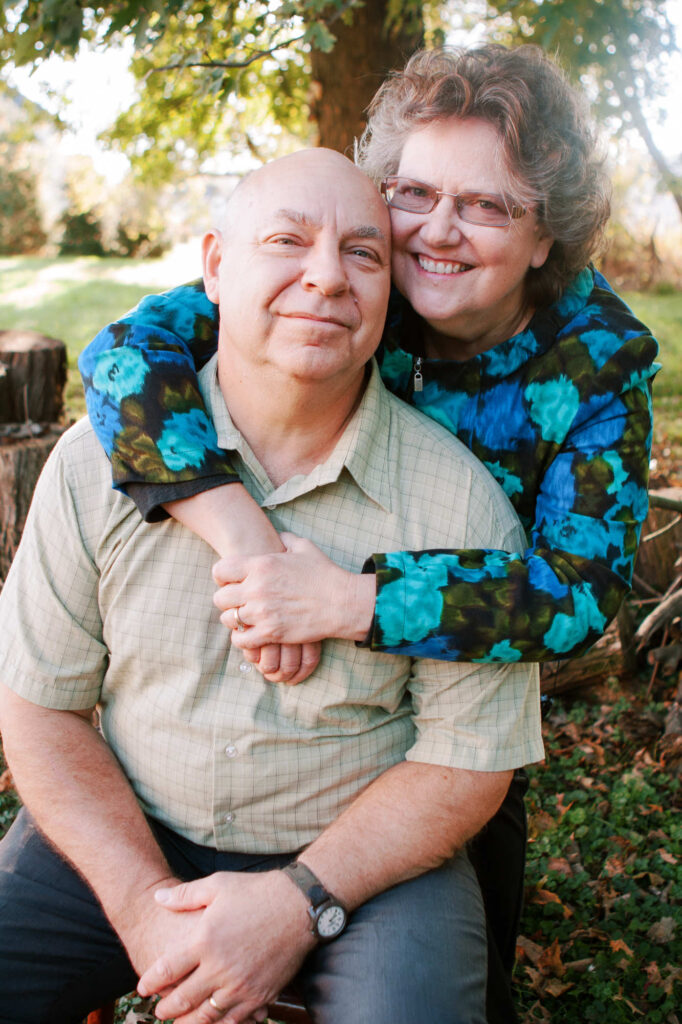 Mark O. Hagenbuch with his wife, Linda